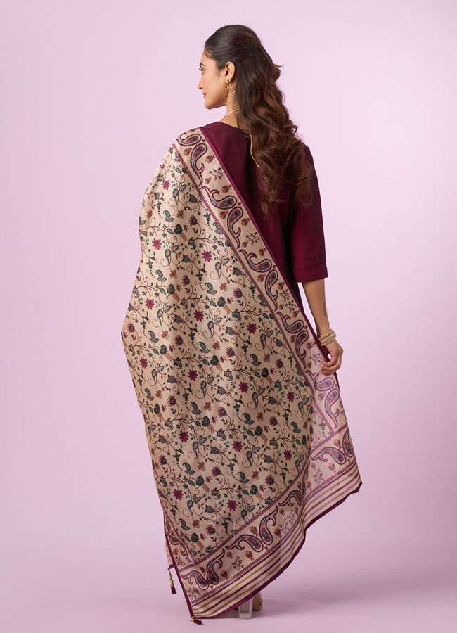 Mohey Women Wine Elegance Straight Suit