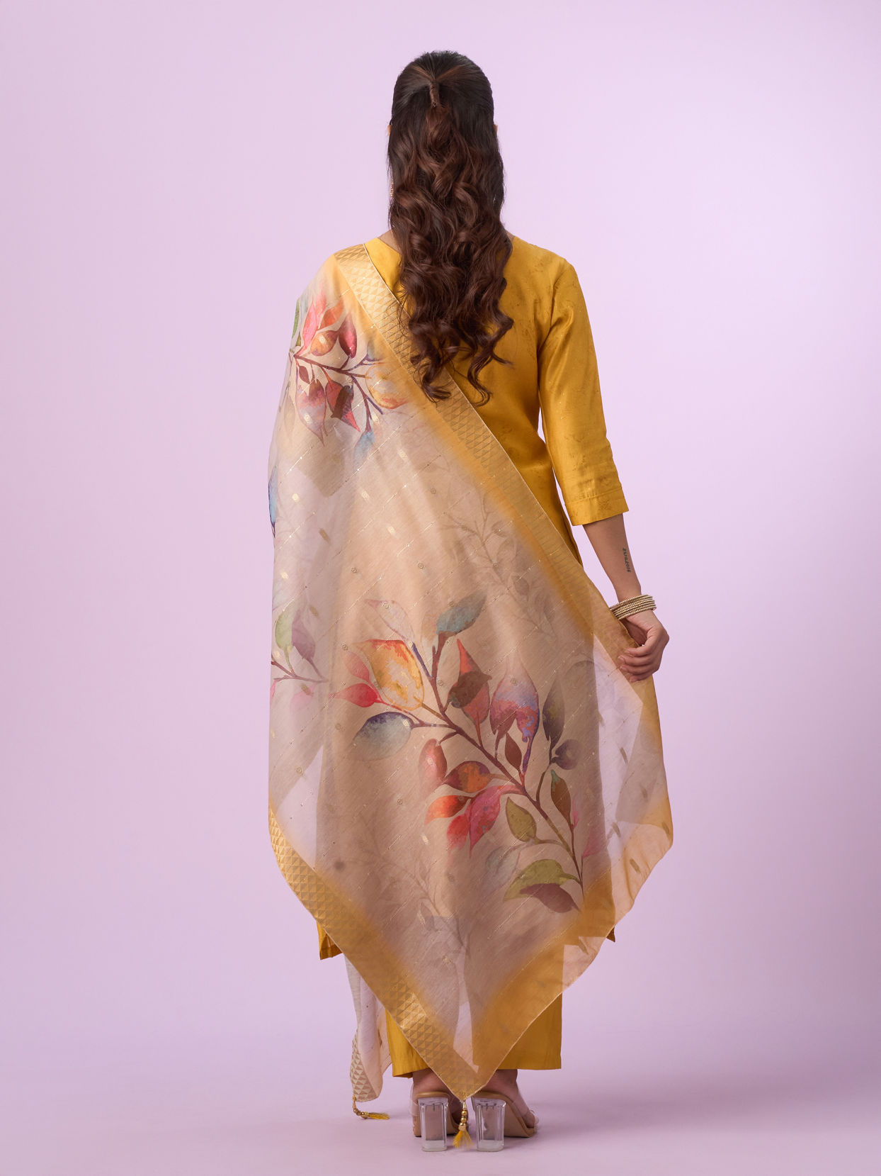 Mohey Women Resplendent Yellow Straight Suit