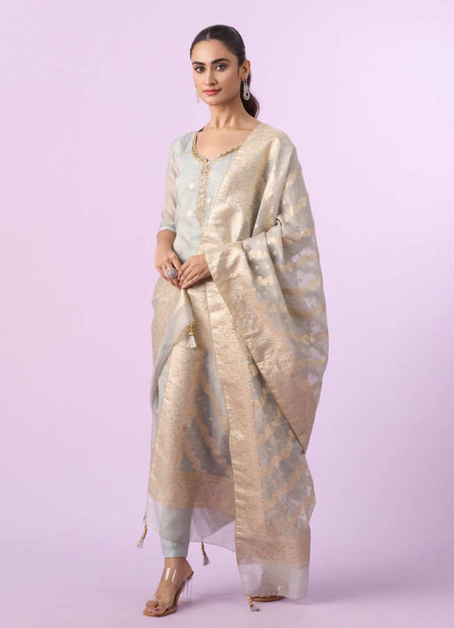 Mohey Women Elegant Grey Straight Suit