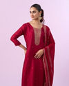 Mohey Women Vivacious Red Straight Suit