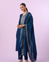 Mohey Women Elegant Blue Stitched Suit