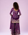 Mohey Women Purple Elegance Palazzo Suit
