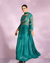Mohey Women Emerald Elegance Anarkali Suit