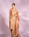 Enchanting Peach Straight Suit Set