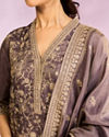 Mohey Women Purple Regalia Straight Suit