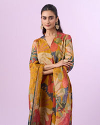 Mohey Women Mustard Yellow Glory Straight Suit