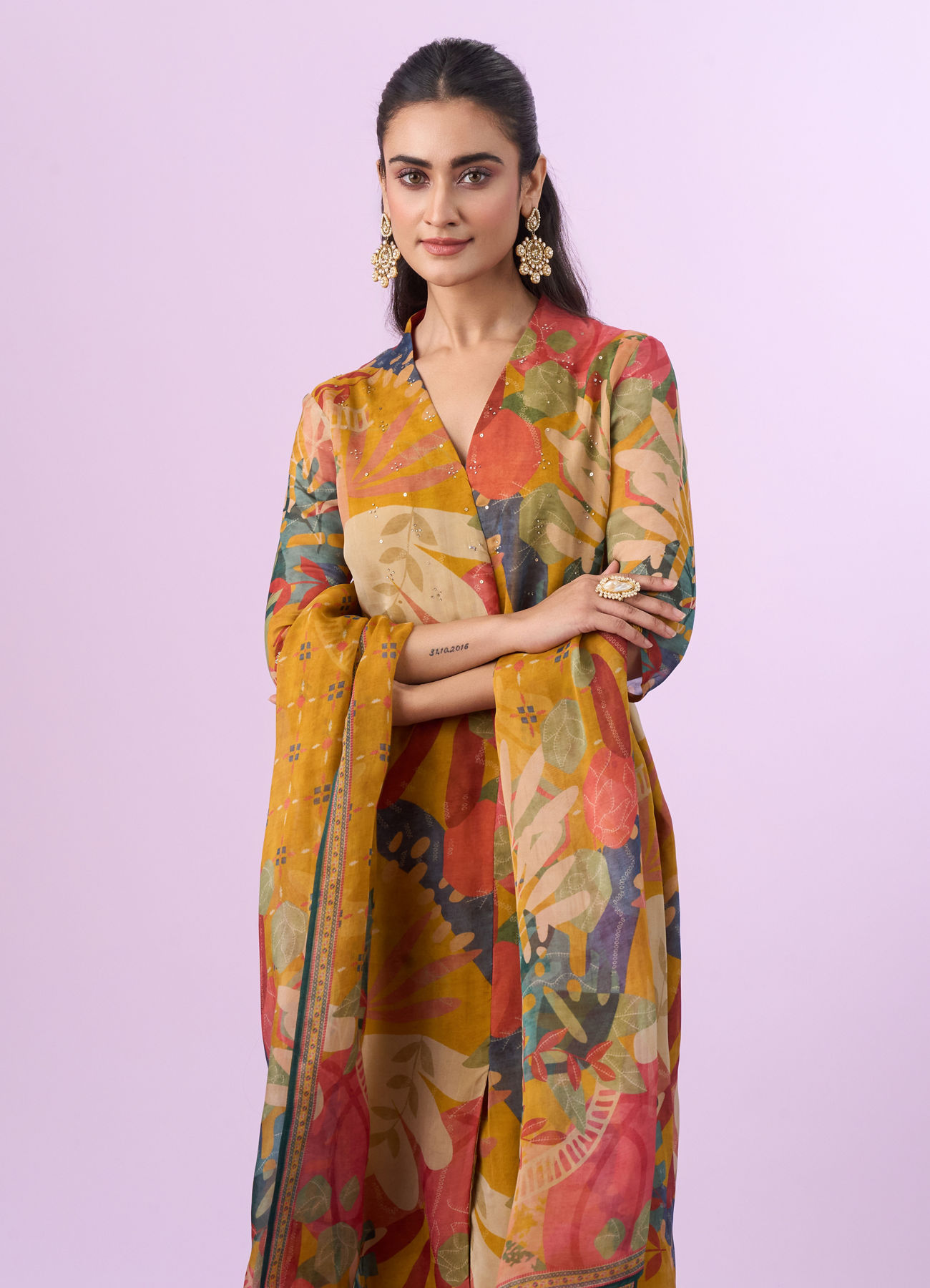 Mohey Women Mustard Yellow Glory Straight Suit