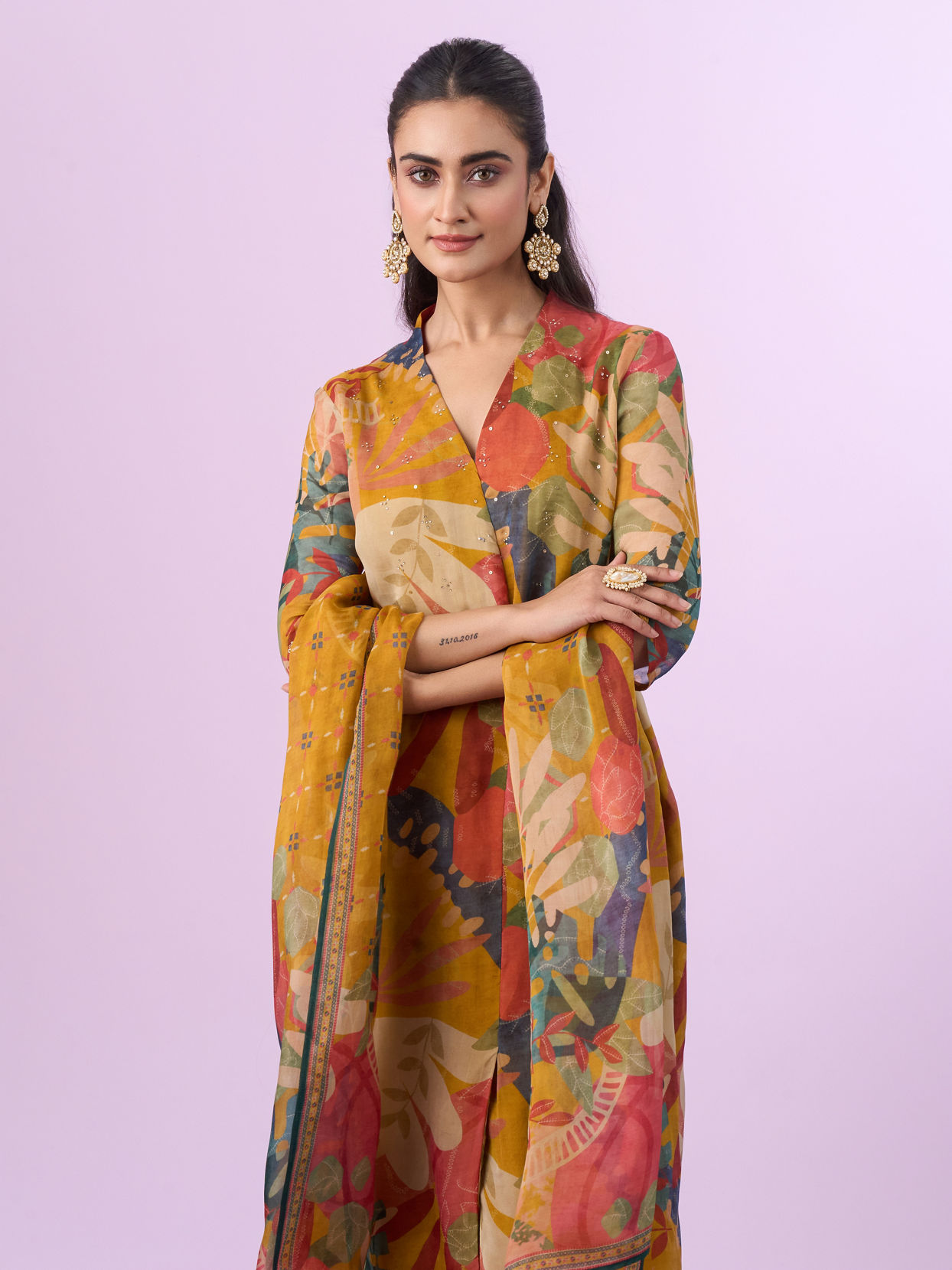 Mohey Women Mustard Yellow Glory Straight Suit