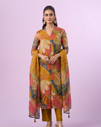 Mohey Women Mustard Yellow Glory Straight Suit