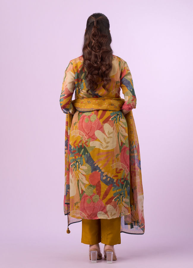 Mohey Women Mustard Yellow Glory Straight Suit