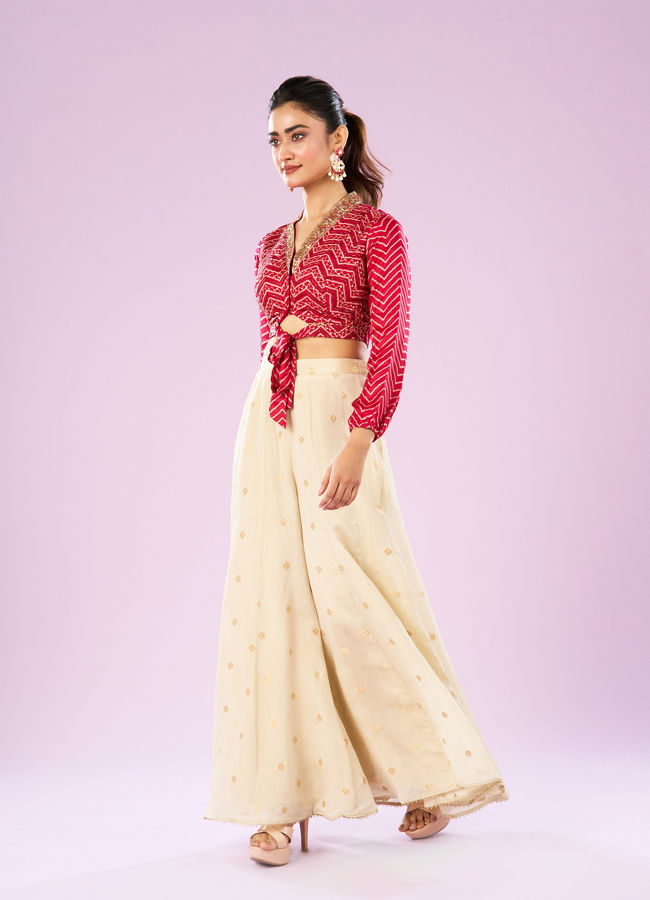 Mohey Women Rani Pink Exuberant Indo Western