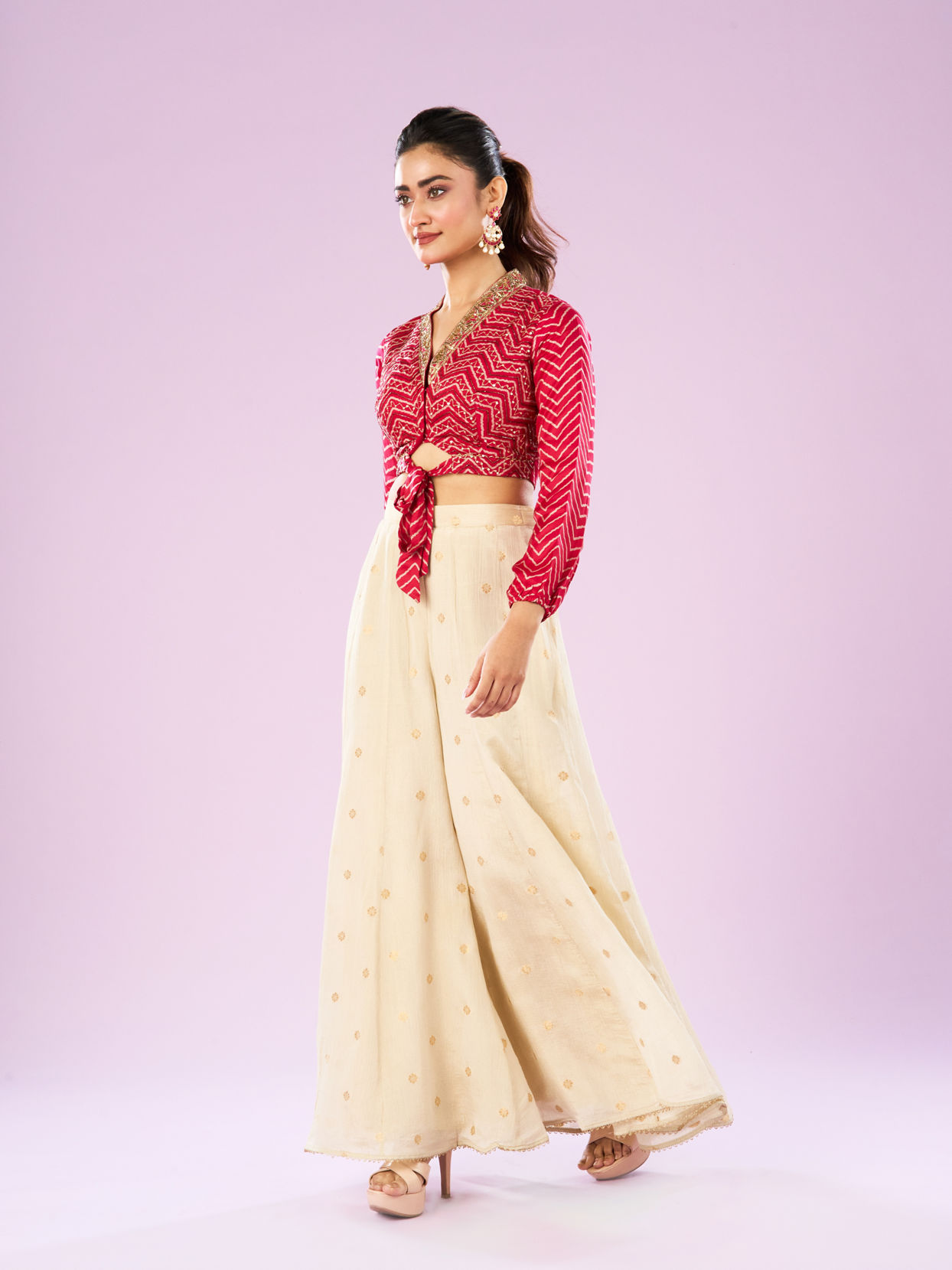 Mohey Women Rani Pink Exuberant Indo Western
