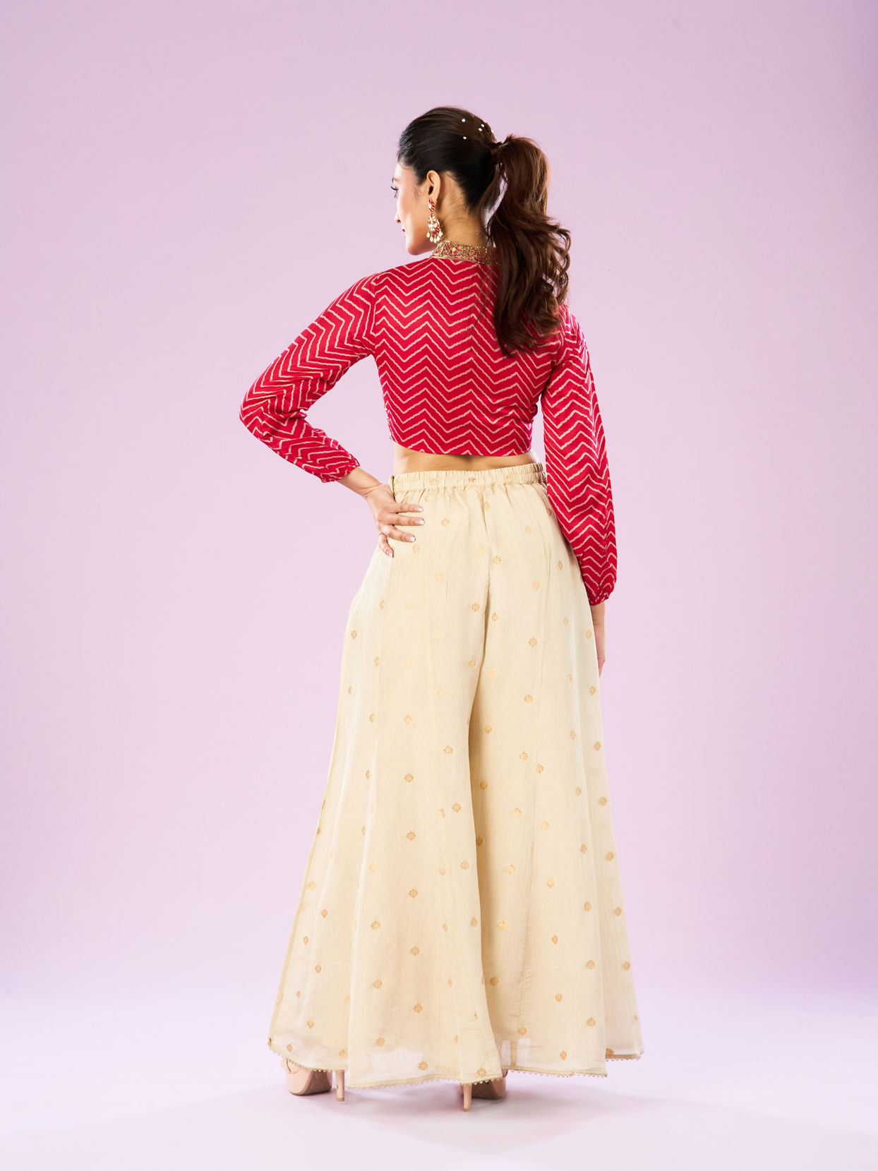 Mohey Women Rani Pink Exuberant Indo Western