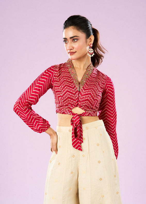 Mohey Women Rani Pink Exuberant Indo Western