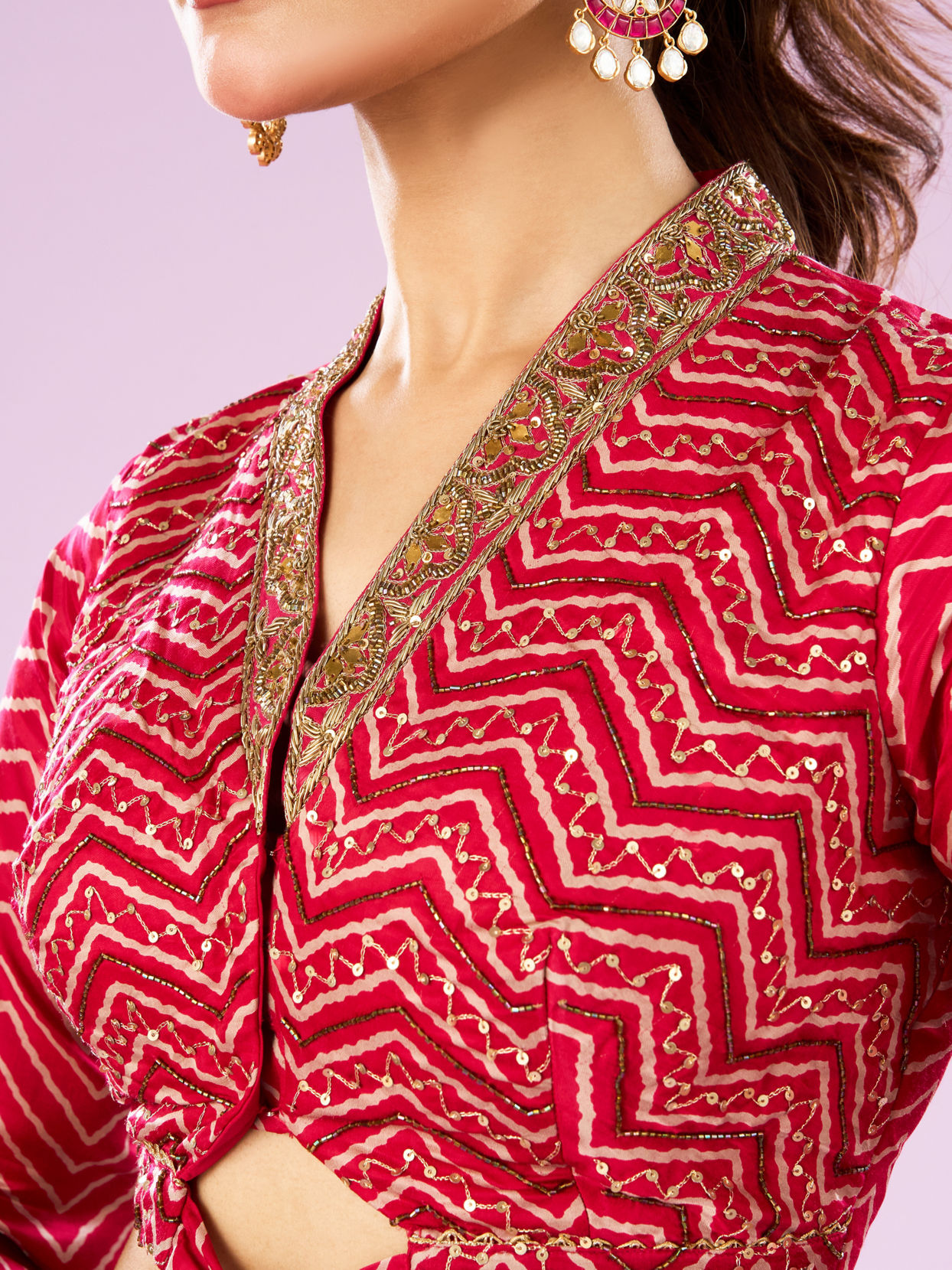 Mohey Women Rani Pink Exuberant Indo Western