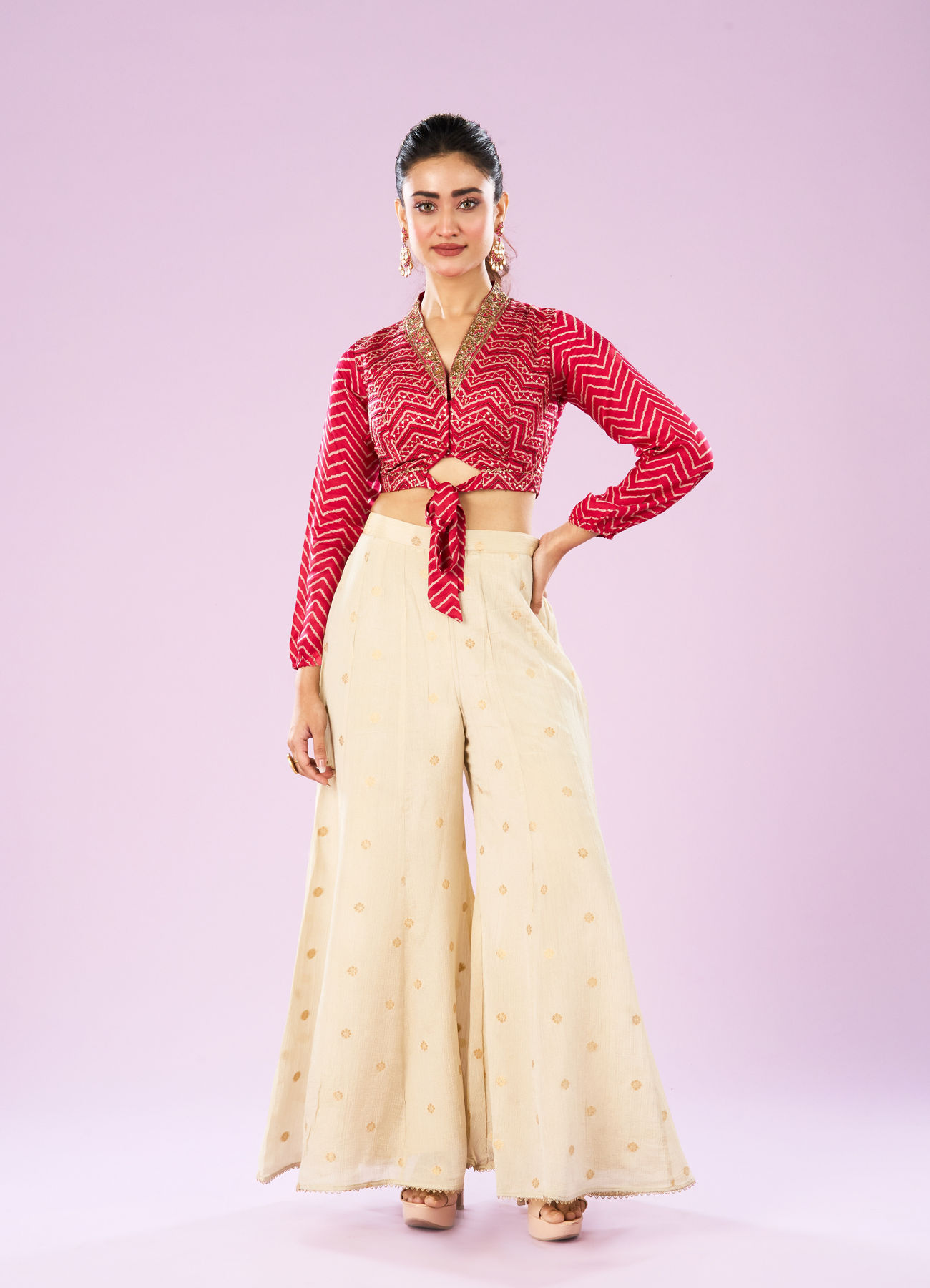 Mohey Women Rani Pink Exuberant Indo Western