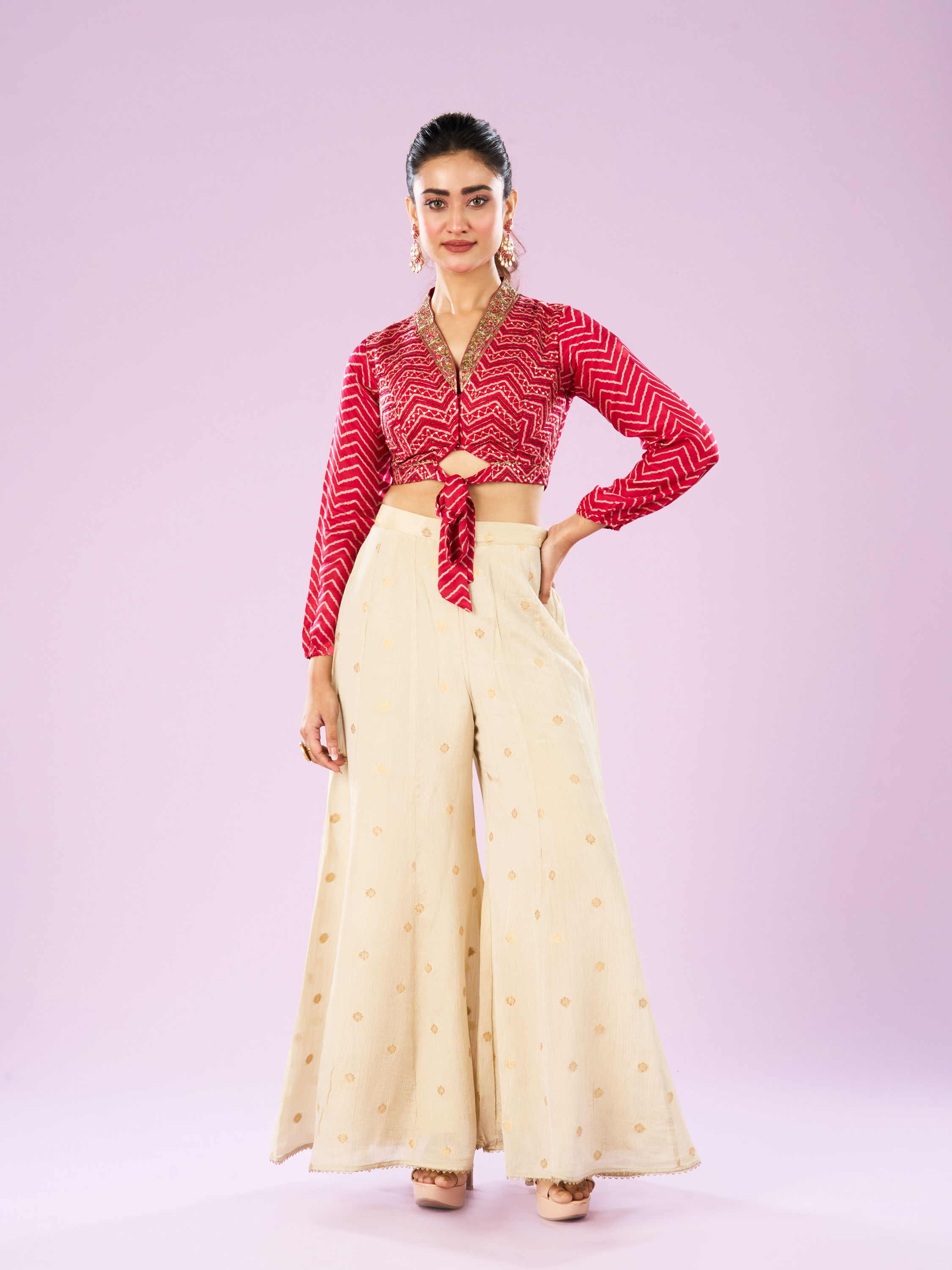 Mohey Women Rani Pink Exuberant Indo Western