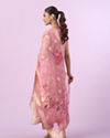 Mohey Women Orchid Pink Art Silk Three Piece Stitched Suit