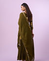 Mohey Women Emerald Elegance Sharara Suit