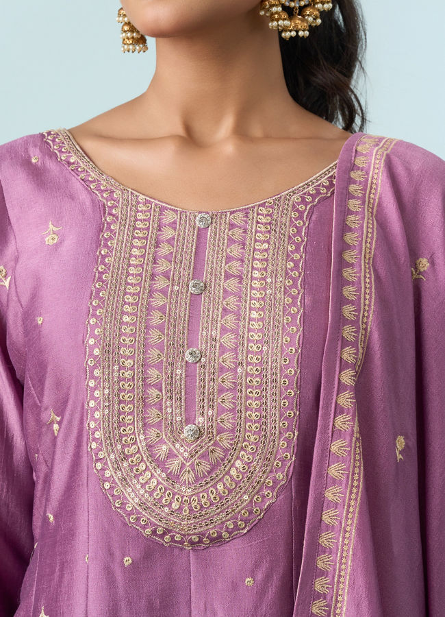Mohey Women Purple Radiance Anarkali Suit
