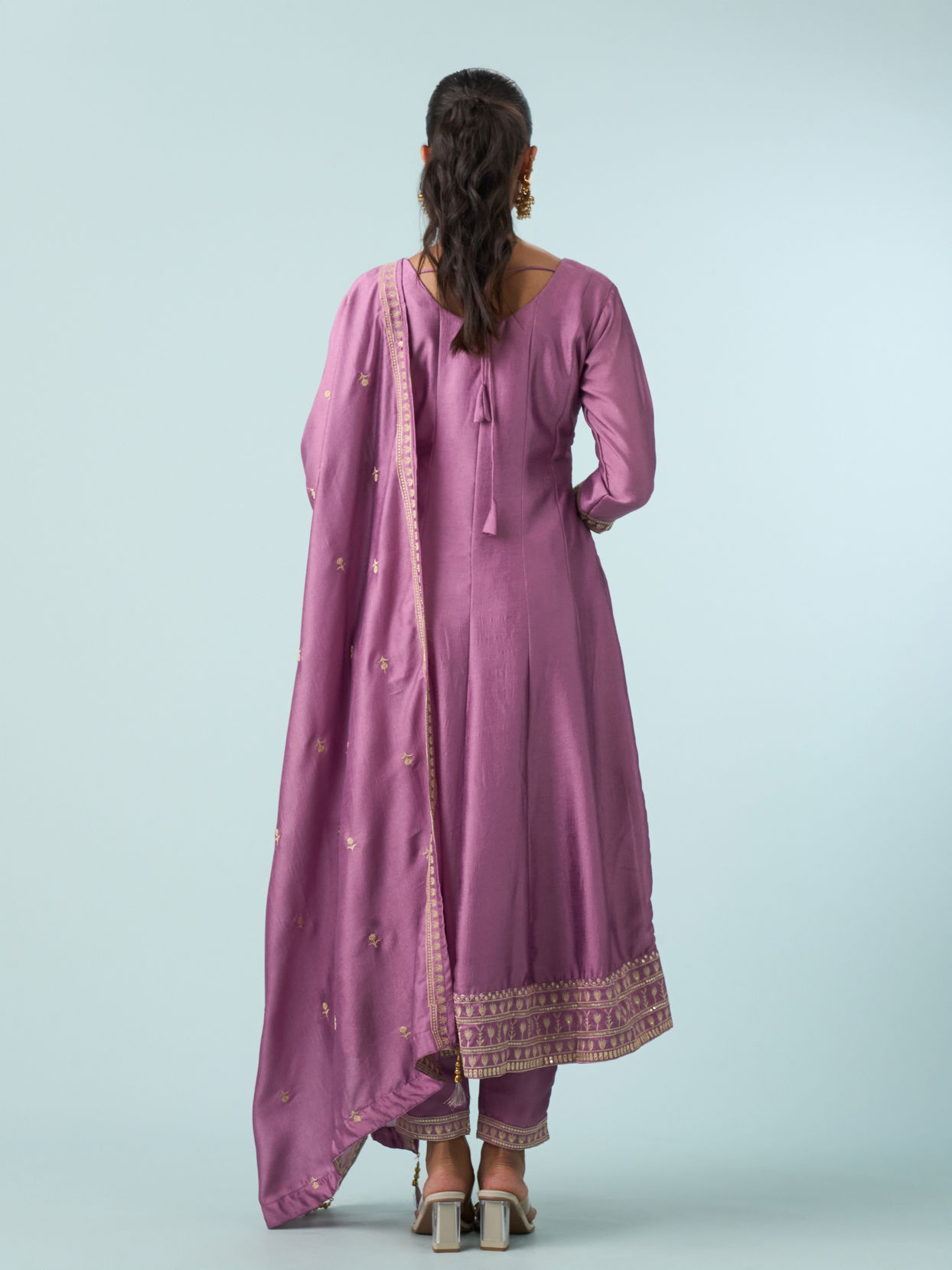 Mohey Women Purple Radiance Anarkali Suit