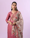 Mohey Women Dusty Pink Elegance Straight Suit