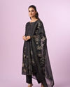 Mohey Women Elegant Onyx Black Straight Suit