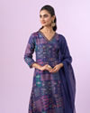 Mohey Women Purple Straight Suit