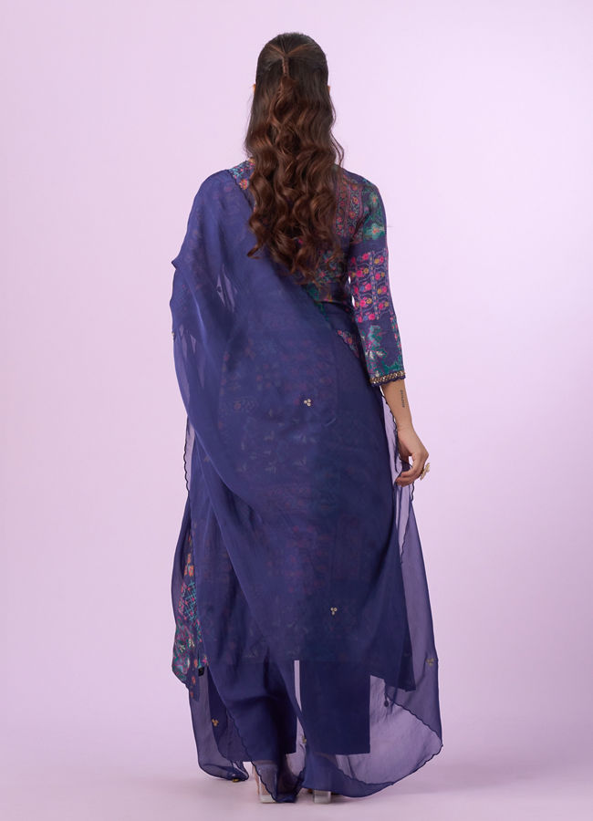 Mohey Women Purple Straight Suit