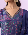 Mohey Women Purple Straight Suit