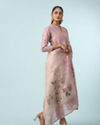 Mohey Women Royal Purple Anarkali Ensemble Stitched Suit