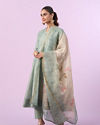 Mohey Women Sea Green Anarkali Set