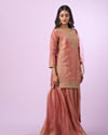 Mohey Women Enchanting Gajree Pink Palazzo Suit