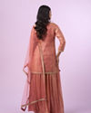 Mohey Women Enchanting Gajree Pink Palazzo Suit