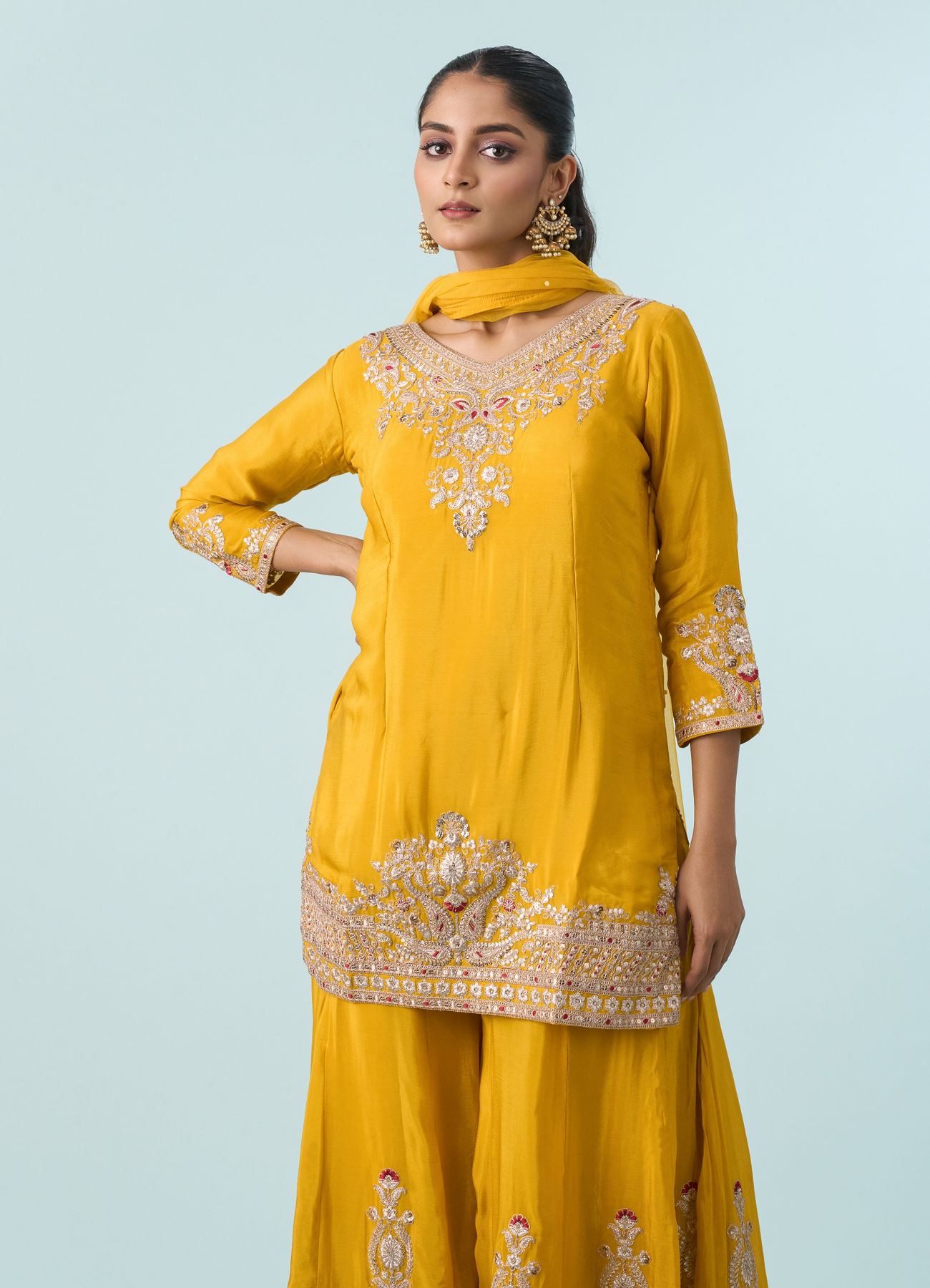 Mohey Women Sunny Elegance Palazzo Suit