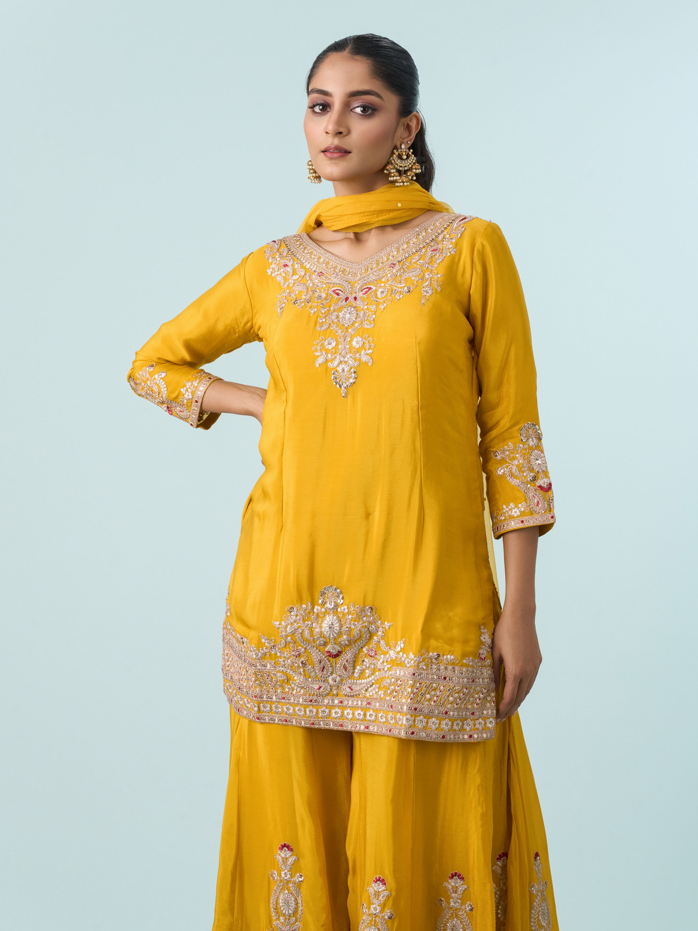 Mohey Women Sunny Elegance Palazzo Suit