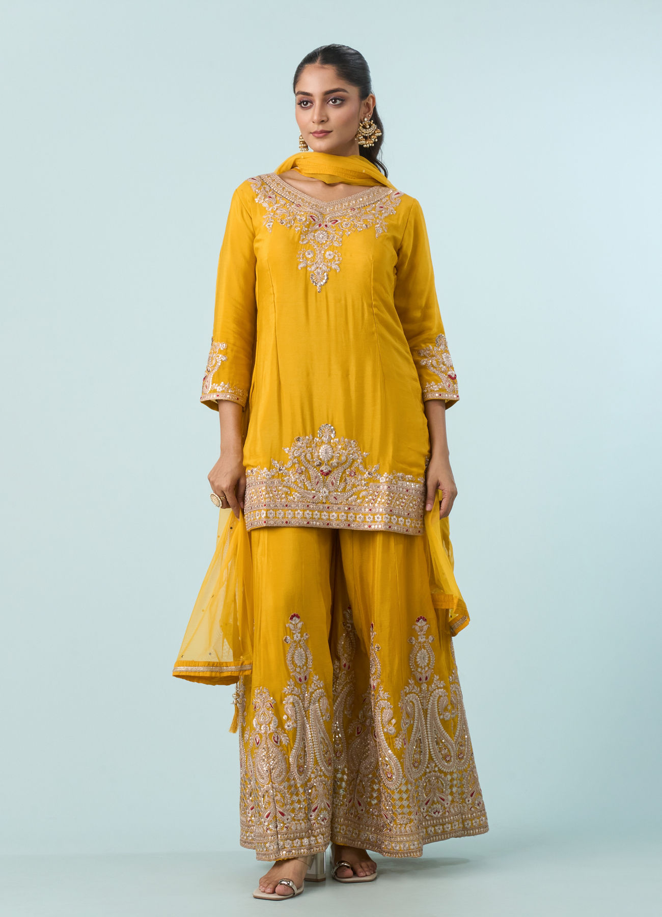 Mohey Women Sunny Elegance Palazzo Suit