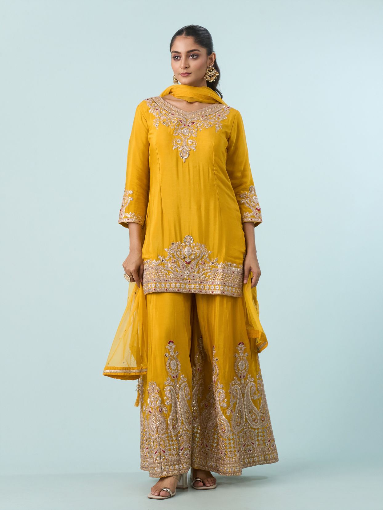Mohey Women Sunny Elegance Palazzo Suit