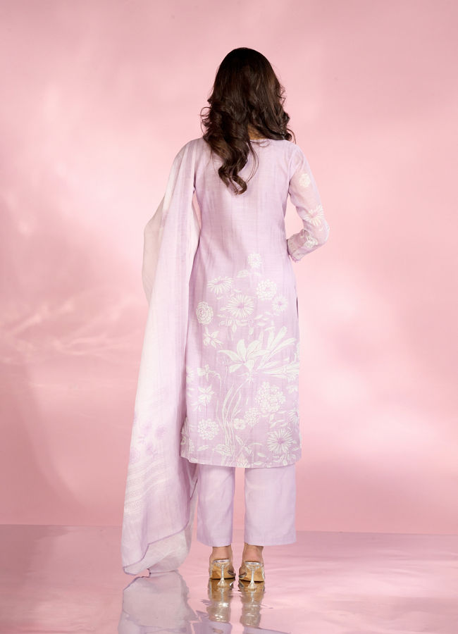 Mohey Women Purple Bliss Straight Suit