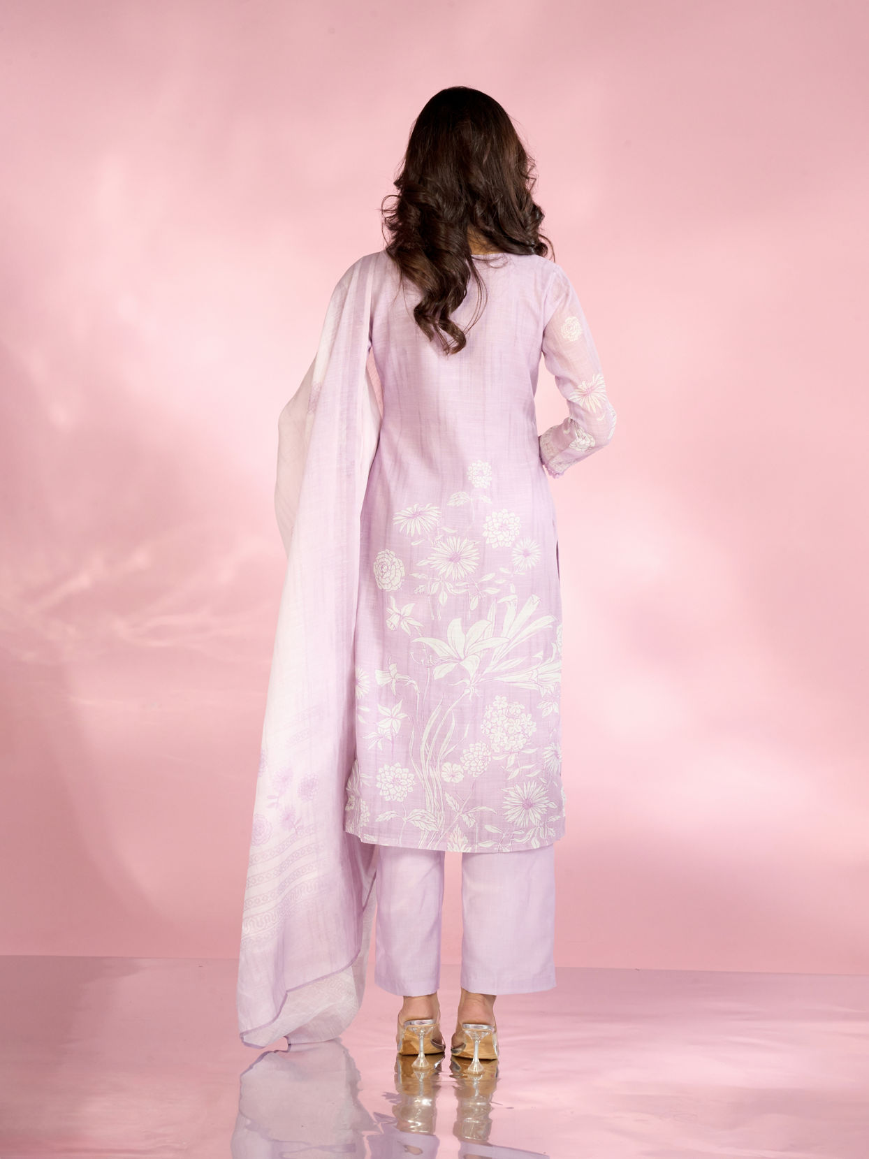 Mohey Women Purple Bliss Straight Suit