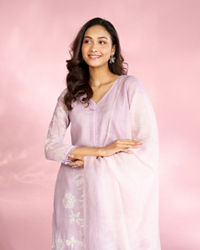 Mohey Women Purple Bliss Straight Suit