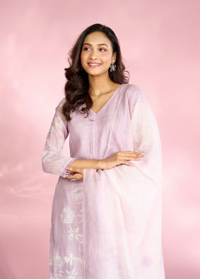 Mohey Women Purple Bliss Straight Suit