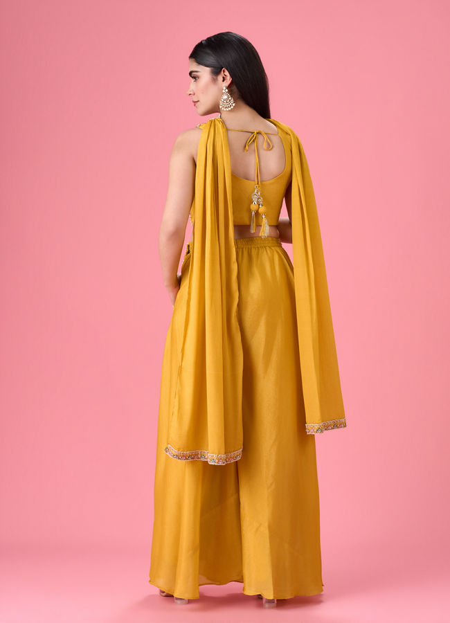 Mohey Women Sunflower Summer Bloom Indo Western