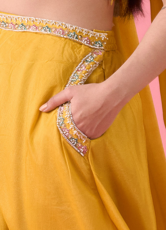 Mohey Women Sunflower Summer Bloom Indo Western