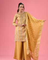 Mohey Women Radiant Yellow Palazzo Suit