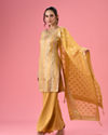 Mohey Women Radiant Yellow Palazzo Suit