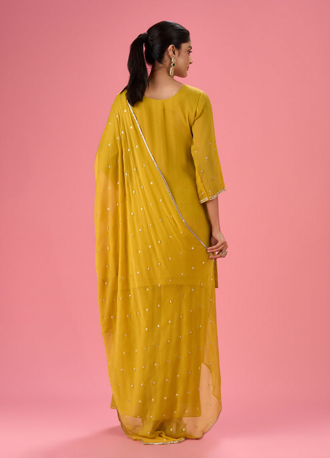 Mohey Women Green Elegance Stitched Suit