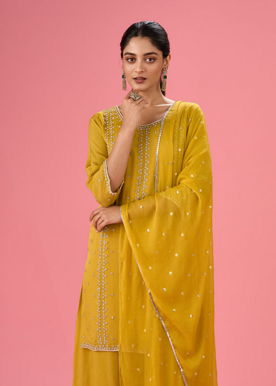 Mohey Women Green Elegance Stitched Suit