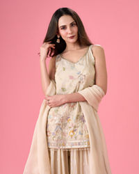 Mohey Women Enchanting Fawn Palazzo Suit