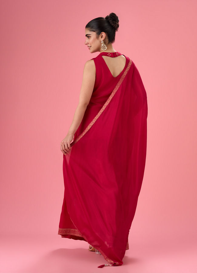 Mohey Women Rani Pink Palazzo Suit